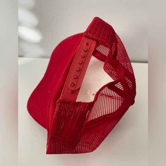 Deadstock Budweiser Puff Print Logo Mesh Hat 80’s - Picture 4 of 7